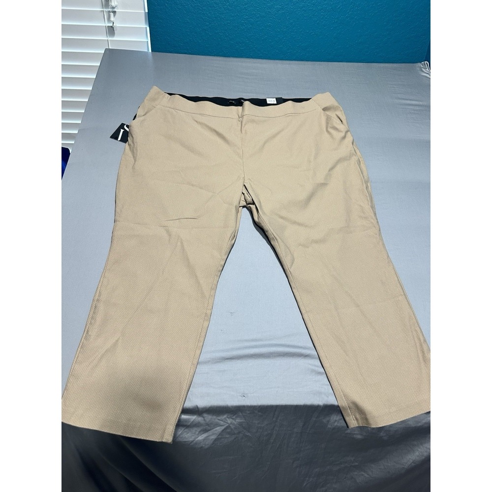 NWT Simply Vera Wang Khaki Ankle Capri Pants 4X